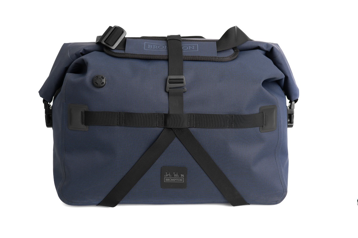 Brompton Borough Roll-Top Bag, Größe: L 28 L - Ersatz für T-Bag navy, wasserdicht