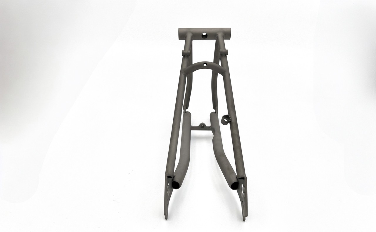 Brompton Advanced Hinterbau - Raw Titanium T-Line