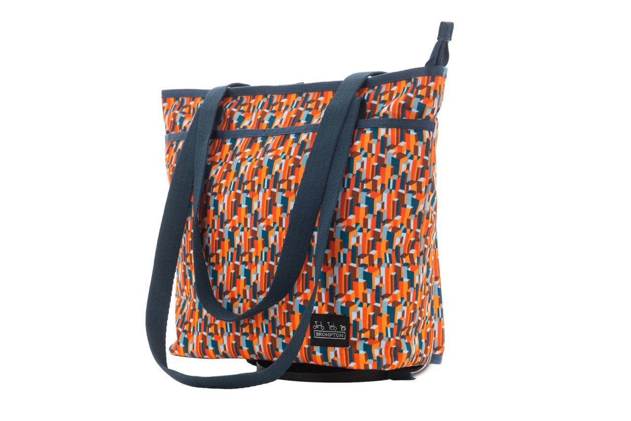 Brompton Tote Bag, Größe: S 9 L, Liberty Metropolis Fabric