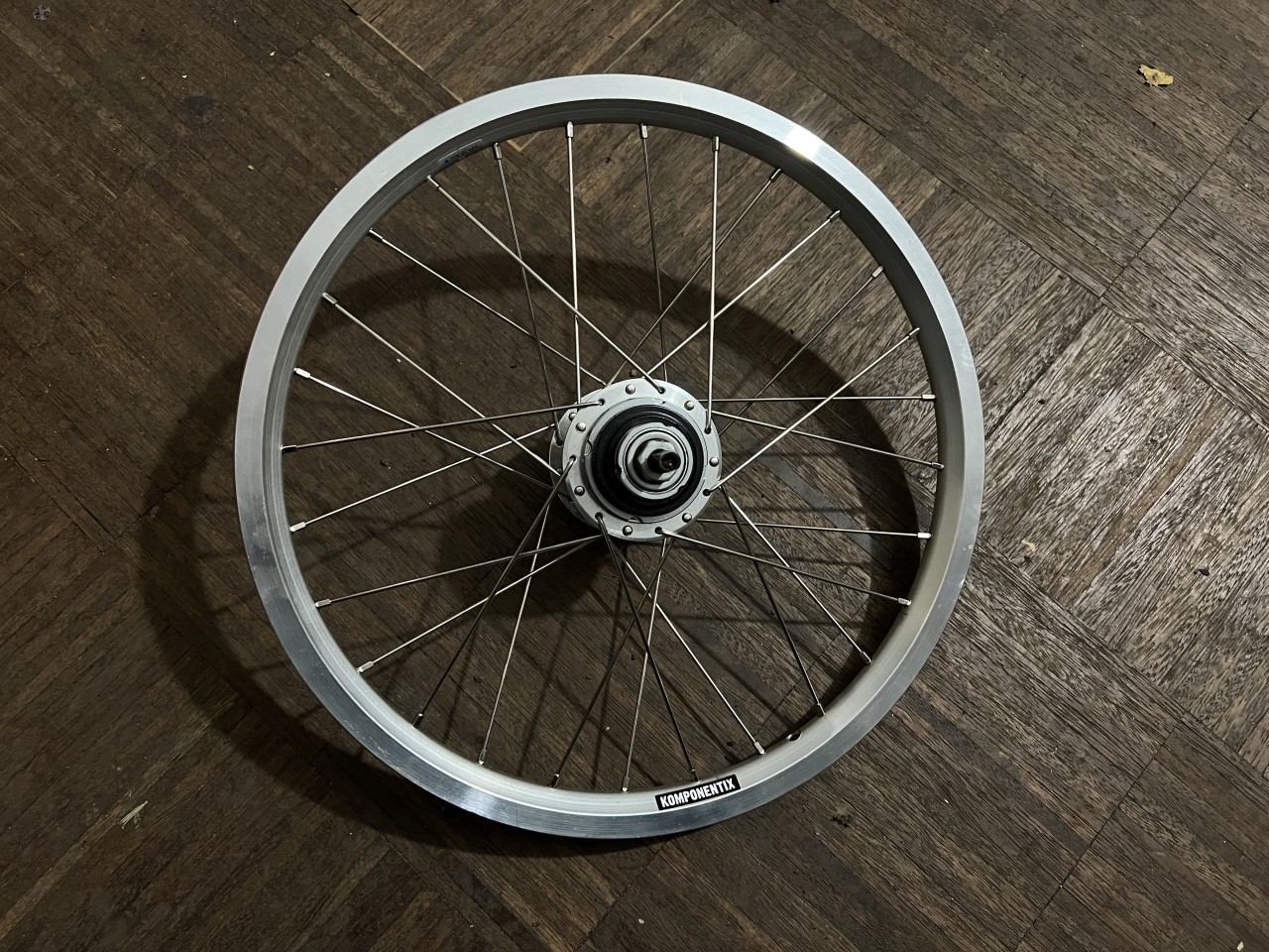 Brompton 5 Gang Hinterrad (SRF5W) silber