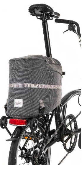 Brompton Borough Roller Rack Tasche Dark Grey 14L