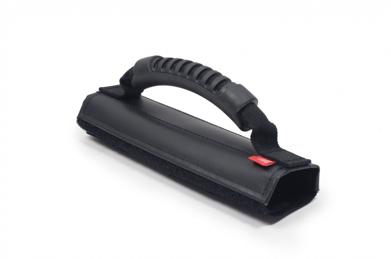 FAHRER Händel - Maniglia Per Bici Pieghevole, Robusta E Antiscivolo, Da Applicare Al Telaio In Velcro, Lunghezza 21 Cm.