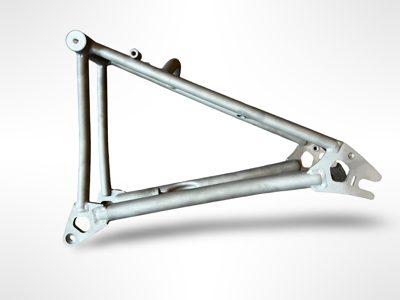 Brompton Advance Hinterbau - Raw Titanium T-Line