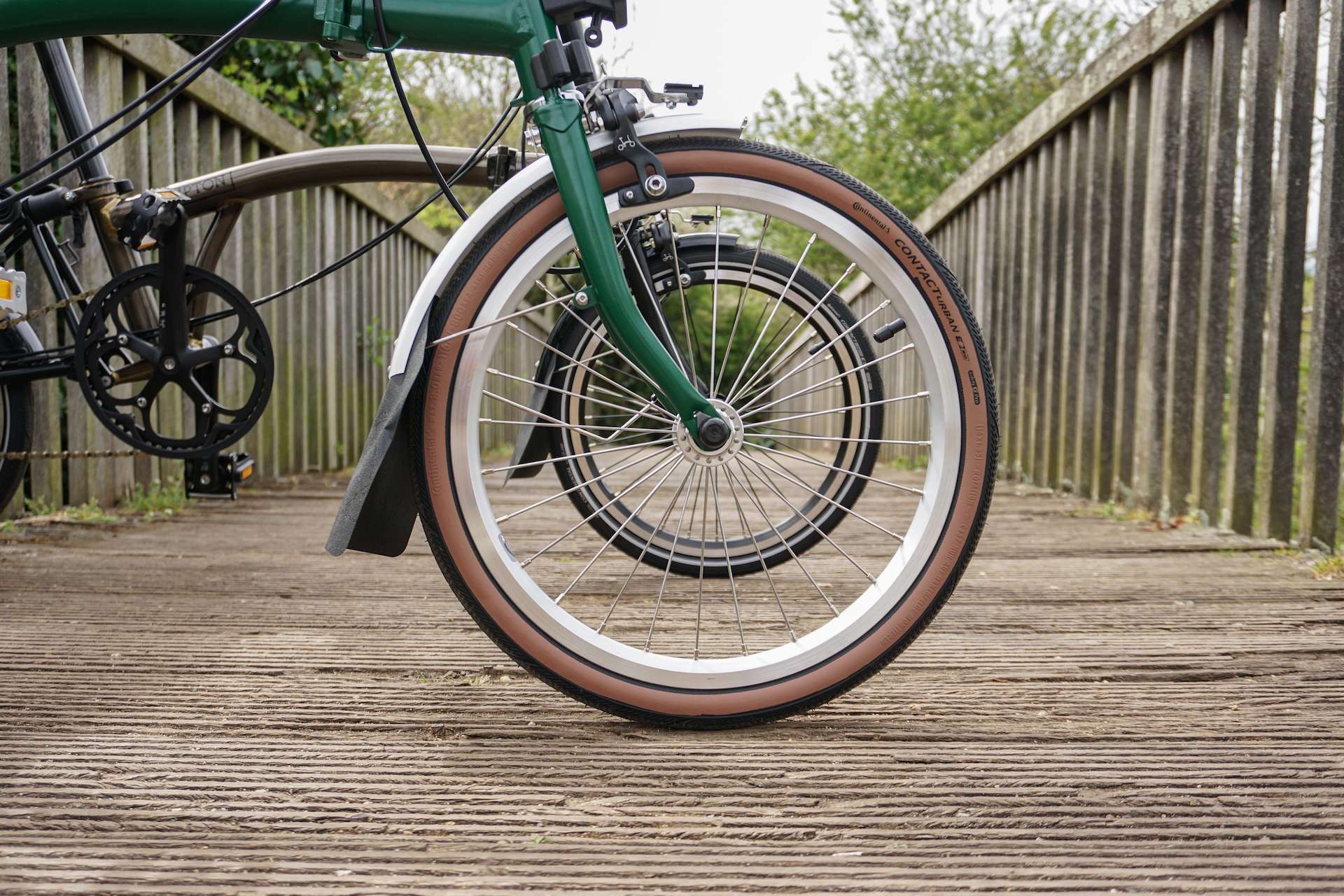 Continental Contact Urban Reifen – Speziell Für Brompton-Fahrräder, Paarweise, Mit Pannenschutz