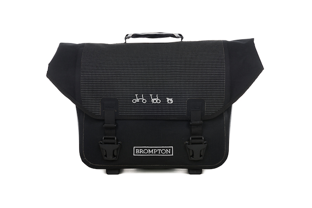 アクセサリー BROMPTON mini O bag BLACK Brompton Mini O Bag High Vis Black | Folding Bike | Cycling