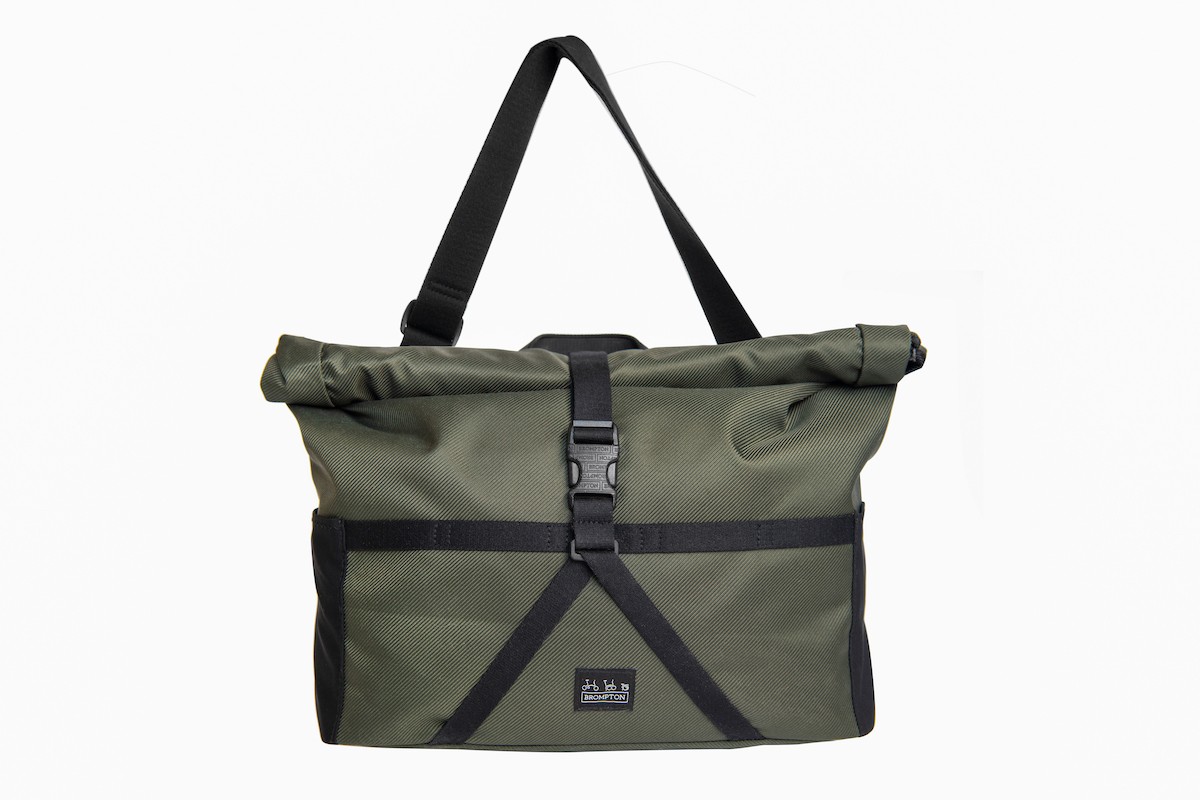 Brompton Borough Roll-Top Bag, Größe: M 14 L - olive