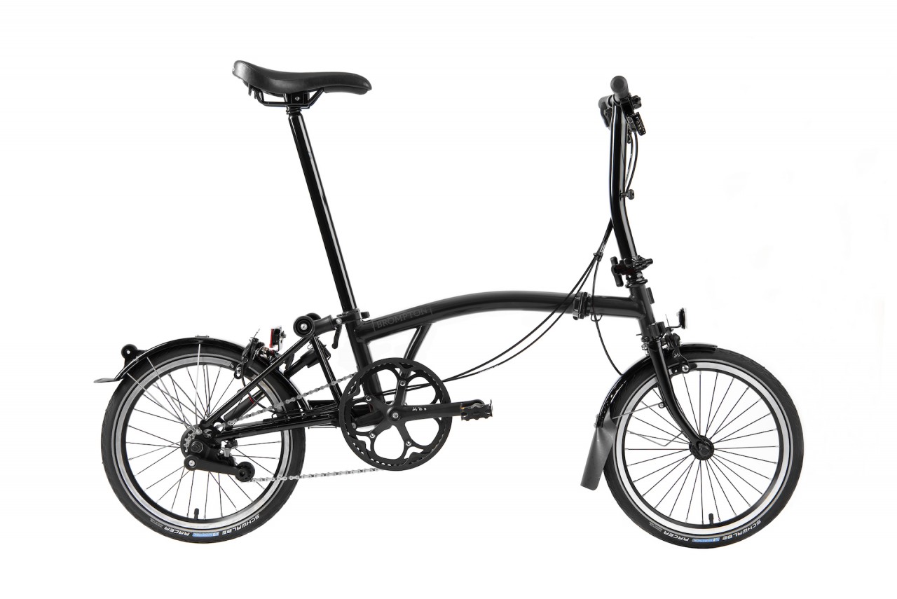 Brompton S Lenker, 2 Gang, Schutzbleche, Nabendynamo, Titan Xtraleicht Black Edition 2020 (S2LXD)