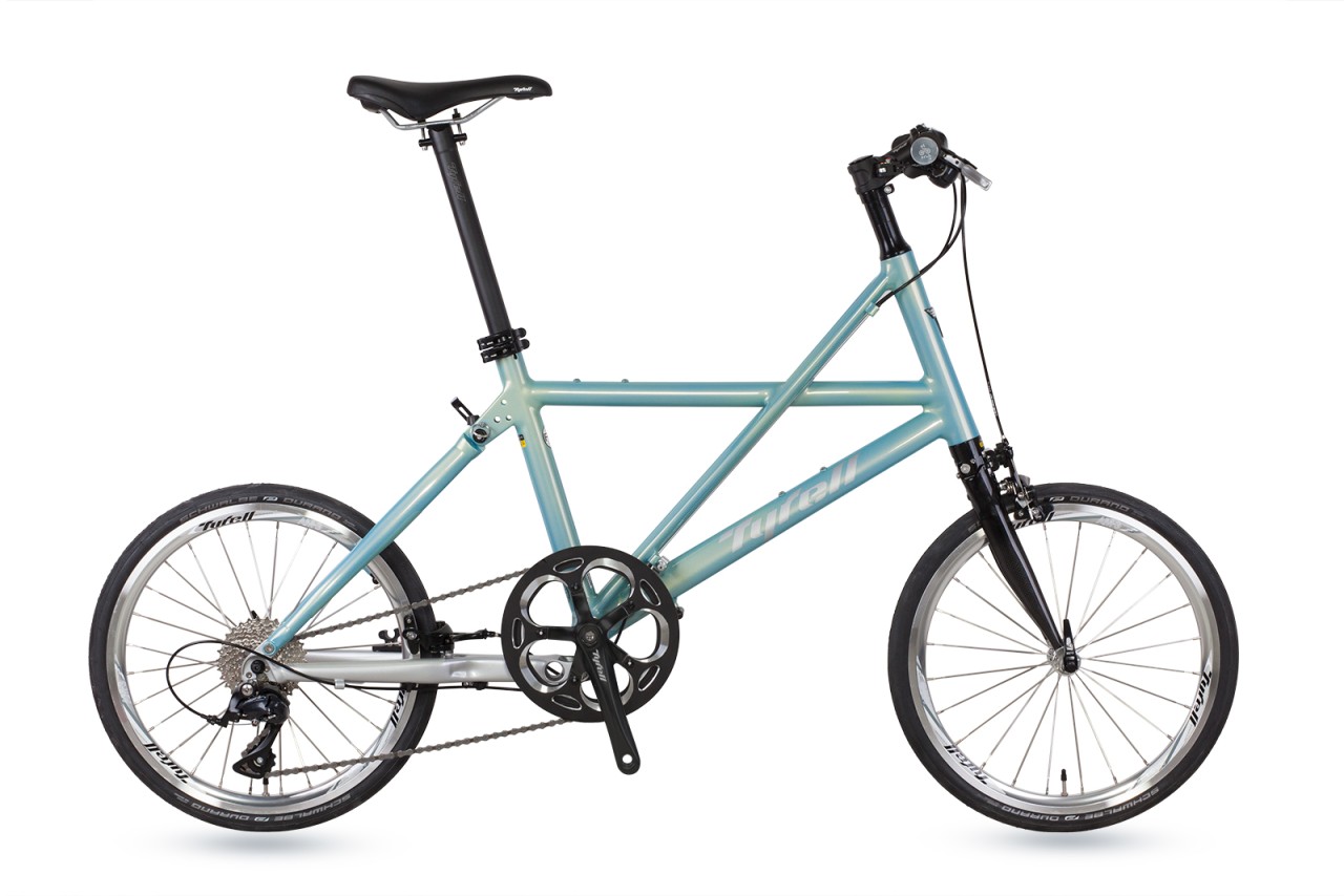 Tyrell FXa Flatbar Mirage Blue & Silver Metallic Demobike