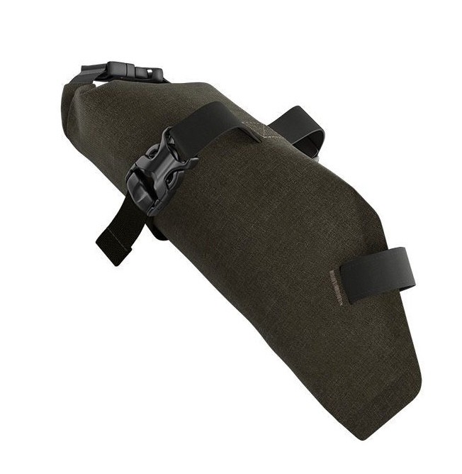 Brooks Scape Saddle Roll Bag - mud green